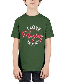 I love playing and alien 19# - ufo - Youth Tee Unisex
