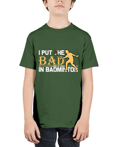 I put 1096# - badminton - Youth Tee Unisex