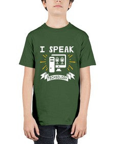 I speak technology 37# - computer - Youth Tee Unisex