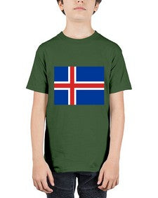 Iceland 921# - world flags - Youth Tee Unisex