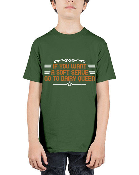 If you want a soft serve go to dairy 2044# - badminton - Youth Tee Unisex