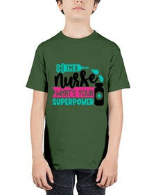 Im A Nurse Whats Your Superpower Style Style 961# - nurse - Youth Tee Unisex