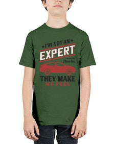 Im not an expert on cars but I know how they make me feel 19# - car - Youth Tee Unisex