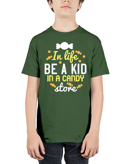 In life be a kid in a candy store Style 122# - kids - Youth Tee Unisex