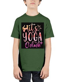 It s yoga O clock  345# - yoga - Youth Tee Unisex
