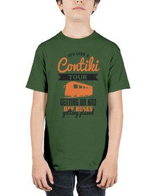 Its like a Contiki tour getting on and off buses getting pissed 3# - bus - Youth Tee Unisex