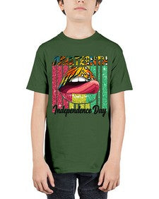 Juneteenth Independence Day Sexy Lip Png 11# - black juneteenth - Youth Tee Unisex