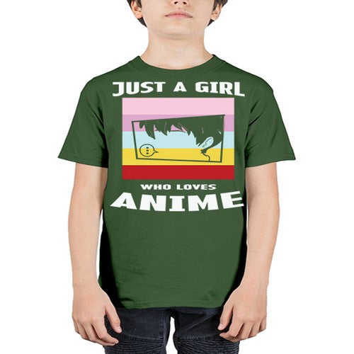 Just A Girl Who Loves Anime 265# - anime - Youth Tee Unisex