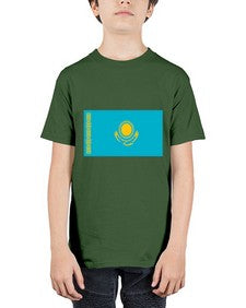 Kazakhstan 1032# - world flags - Youth Tee Unisex