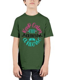Keep Calm Im Almost Style Style 1027# - nurse - Youth Tee Unisex