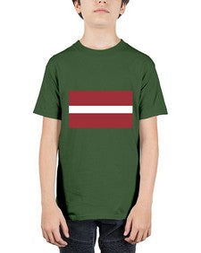 Latvia 1117# - world flags - Youth Tee Unisex