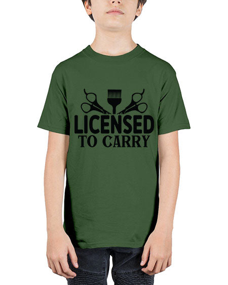 Licensed To Carry 1050# - hairdresser - Youth Tee Unisex
