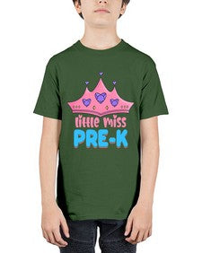 Little Miss PreK 485# - prek headstart - Youth Tee Unisex