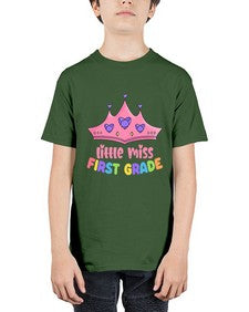 Little Miss first Grade 480# - first grade - Youth Tee Unisex