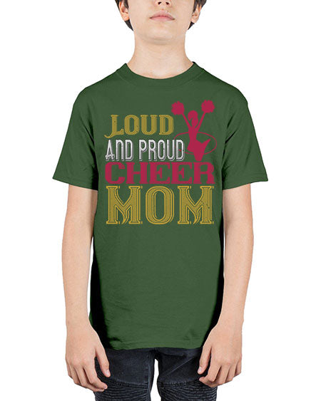 Loud proud cheer mom 764# - cheer - Youth Tee Unisex