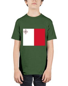 Malta 1222# - world flags - Youth Tee Unisex