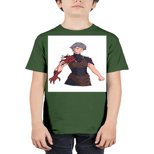 Man has parasite on hand 14# - anime - Youth Tee Unisex