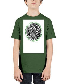 Mandala Garden Round 910# - mandala - Youth Tee Unisex