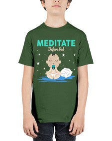 Meditate Before Bed 421# - yoga - Youth Tee Unisex