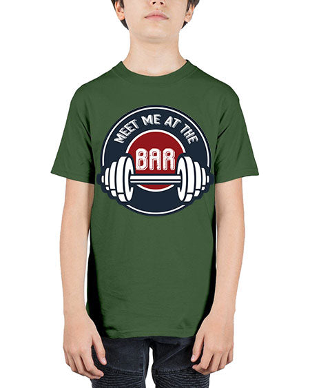Meet me at the bar - sports general - Youth Tee Unisex