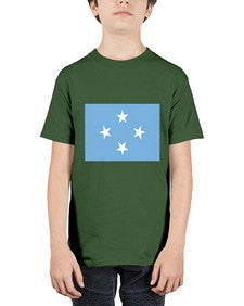 Micronesia 1293# - world flags - Youth Tee Unisex