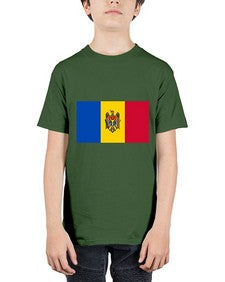 Moldova 1332# - world flags - Youth Tee Unisex