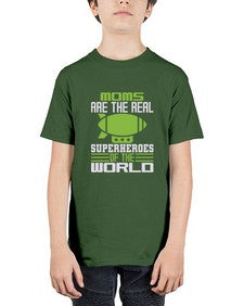 Moms are 170# - cartoon super hero - Youth Tee Unisex