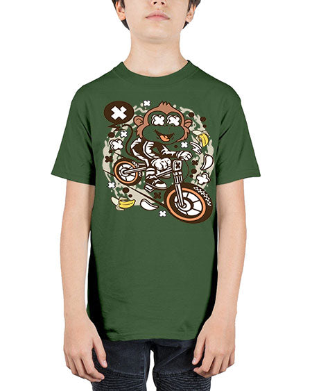 Monkey Downhill - monkey - Youth Tee Unisex