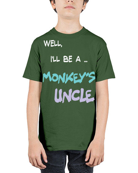 Monkey Uncle 18# - monkey - Youth Tee Unisex