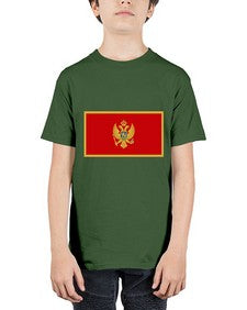 Montenegro 1344# - world flags - Youth Tee Unisex