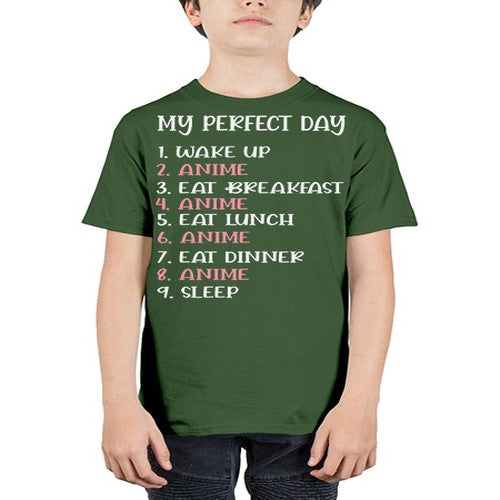 My Perfect Day Funny Kawaii Anime 269# - anime - Youth Tee Unisex