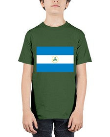 Nicaragua 1487# - world flags - Youth Tee Unisex