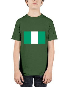 Nigeria 1493# - world flags - Youth Tee Unisex