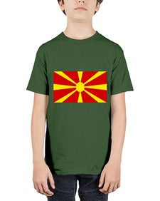 North Macedonia 1512# - world flags - Youth Tee Unisex