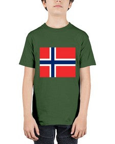 Norway 1513# - world flags - Youth Tee Unisex