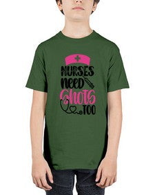 Nurses Need Shots Too Style Style 1252# - nurse - Youth Tee Unisex