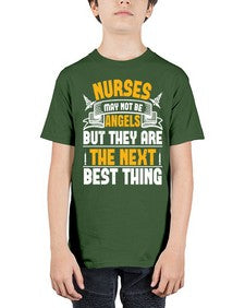 Nurses may not be angels but they are the next best thing Style 1247# - nurse - Youth Tee Unisex