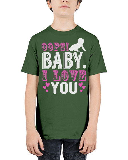 Oops Baby I love You Style 180# - baby - Youth Tee Unisex