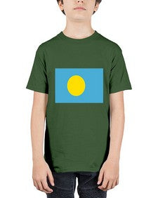 Palau 1567# - world flags - Youth Tee Unisex