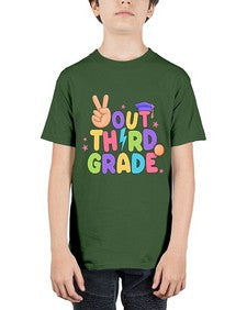 Peace Out third Grade Peace 648# - third grade - Youth Tee Unisex