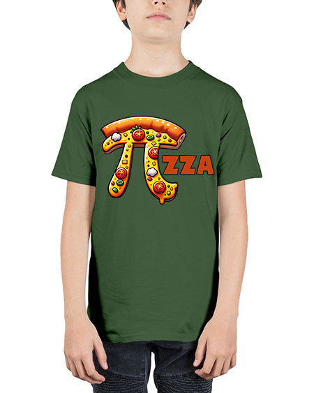 Pizza Pi Day Funny 40# - pi - Youth Tee Unisex