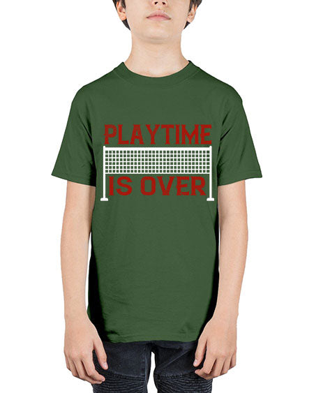 Playtime is over 1932# - badminton - Youth Tee Unisex