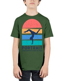 Portrait Your Perfect Form of Self 492# - yoga - Youth Tee Unisex