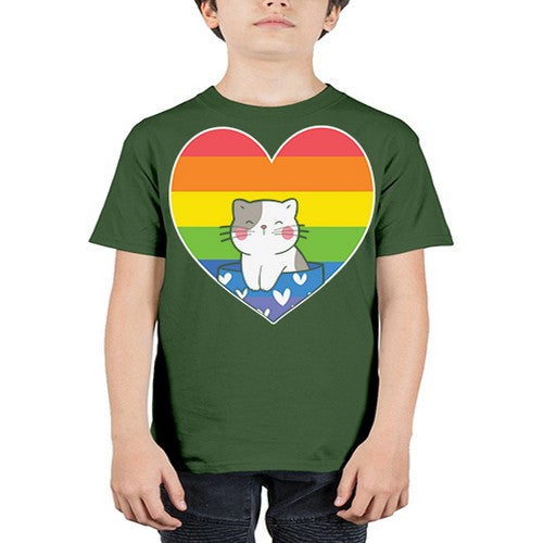 Pride Cat LGBT Kawaii Cats Anime 276# - anime - Youth Tee Unisex