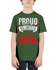 Proud Volunteer Firefighter Style 35# - volunteer - Youth Tee Unisex