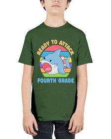 Ready to Attack fourth Grade 711# - fourth grade - Youth Tee Unisex