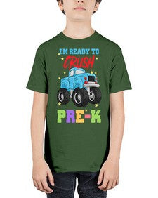 Ready to Crush PreK Monster 720# - prek headstart - Youth Tee Unisex