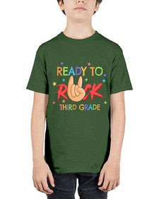 Ready to Rock third Grade 737# - third grade - Youth Tee Unisex