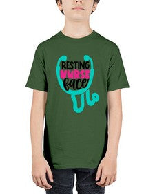 Resting Nurse Face Style Style 1355# - nurse - Youth Tee Unisex
