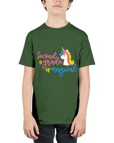 Second Grade Is Magical 822# - second grade - Youth Tee Unisex